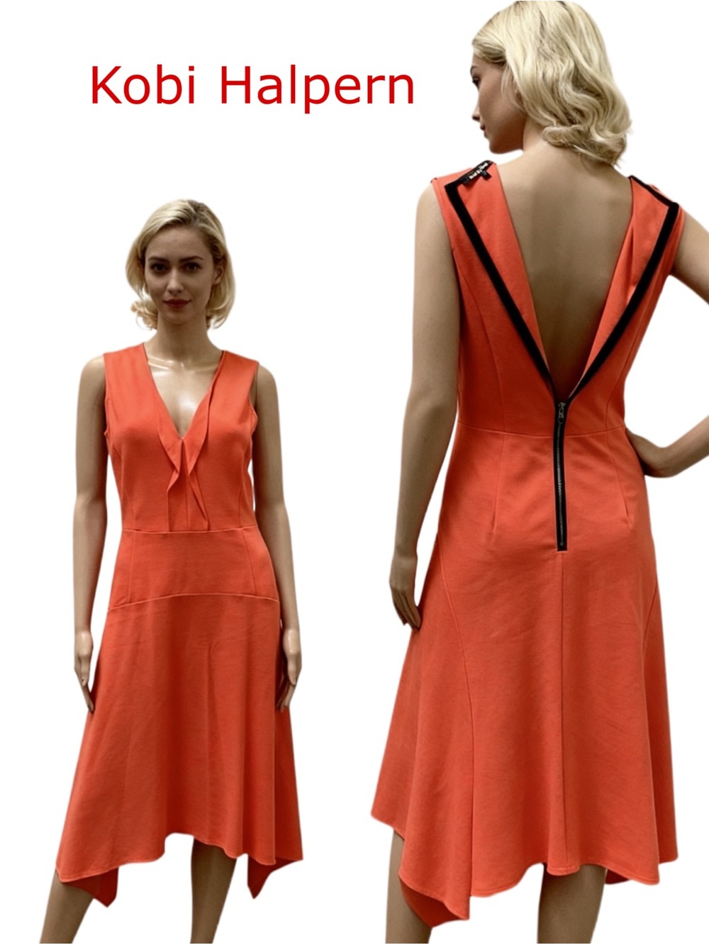 KOBI HALPERIN JILL Hi-Lo Dress